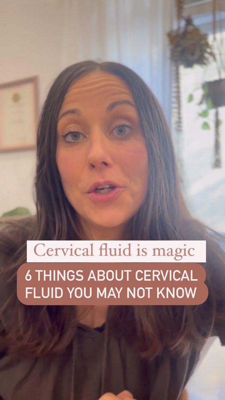 Fertile cervical fluid is magic ✨
It has a unique composition that supports and enhances sperm survival, motility, and transportation, creating an optimal environment for fertilization to occur.
Are you TTC? Understanding your cervical fluid and when you are most fertile is key.
Questions?