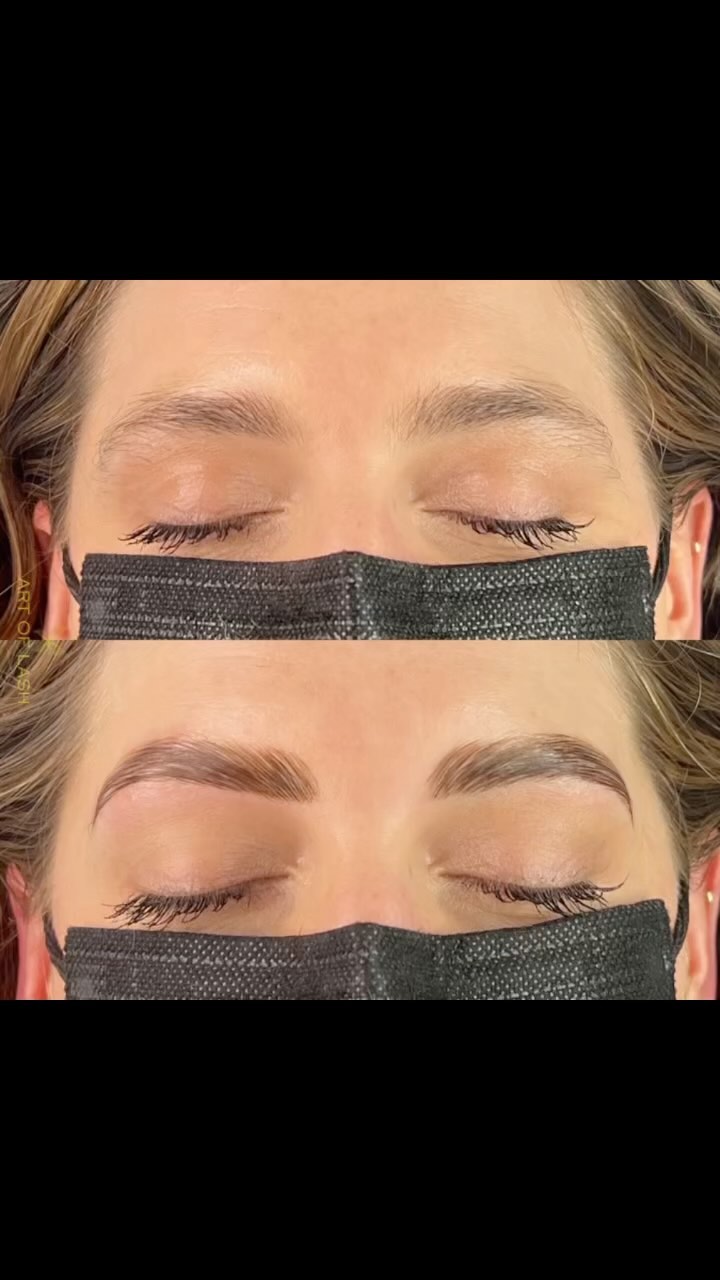 Curious to learn more about 𝐁𝐫𝐨𝐰 𝐋𝐚𝐦𝐢𝐧𝐚𝐭𝐢𝐨𝐧?
This is the ideal brow service that realign hairs to help restructure the brows. This service can be combined with a brow shaping and an added brow tint for additional enhancements. Allowing your brows to reach their fullest natural potential.
• Prior to your appointment: Do not trim or pluck your brows (ideally 6+ weeks). The more hair the better your enhancement will be.
• To think about after your brow lamination appointment: Allow your brows to just be for the next 24-hours, no water, sweat, makeup or moving the brows around. After 24-hours live your best brow life and feel free to style them how you prefer. We do include a complementary brow oil for you to keep your brows hydrated and looking lush 😍
• Results can last up to 6-8 weeks and varies depending on your natural brow shedding cycle.
Have any questions about this service? Drop them below ⬇️ 