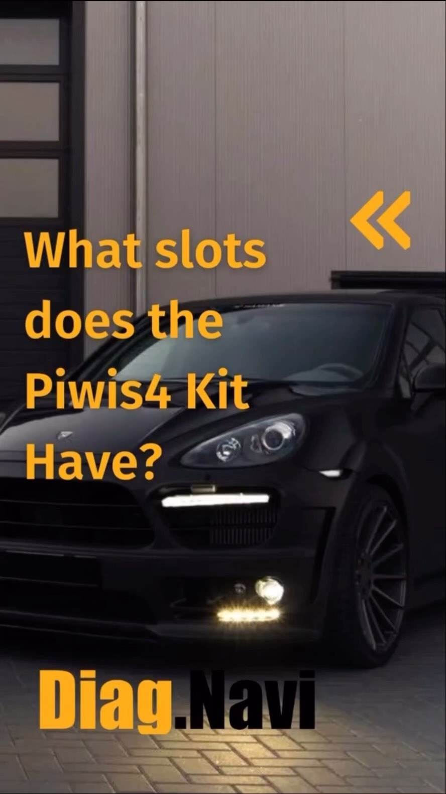 What slots does the Piwis4 Kit have? | www.diagnavi.store