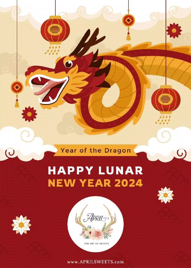 🎉🐉 Happy Lunar New Year from APRIL SWEETS CAKE SHOP! 🎉🐉
Wishing all our wonderful customers a year filled with prosperity, joy, and of course, delicious cakes! 🍰 May the Year of the Dragon bring you abundant blessings, good fortune, and sweet moments shared with loved ones. 🎊✨
Thank you for your continued support and trust in us. Here's to a sweet and prosperous year ahead! 🥳🎂 #LunarNewYear #YearOfTheDragon #APRILSWEETSCakes #SweetMoments #APRILSWEETSCanada #CakeMagic #toronto #RichmondHill #cakery #aprilsweets #happychinesenewyear #cakedelivery #redenvelope
