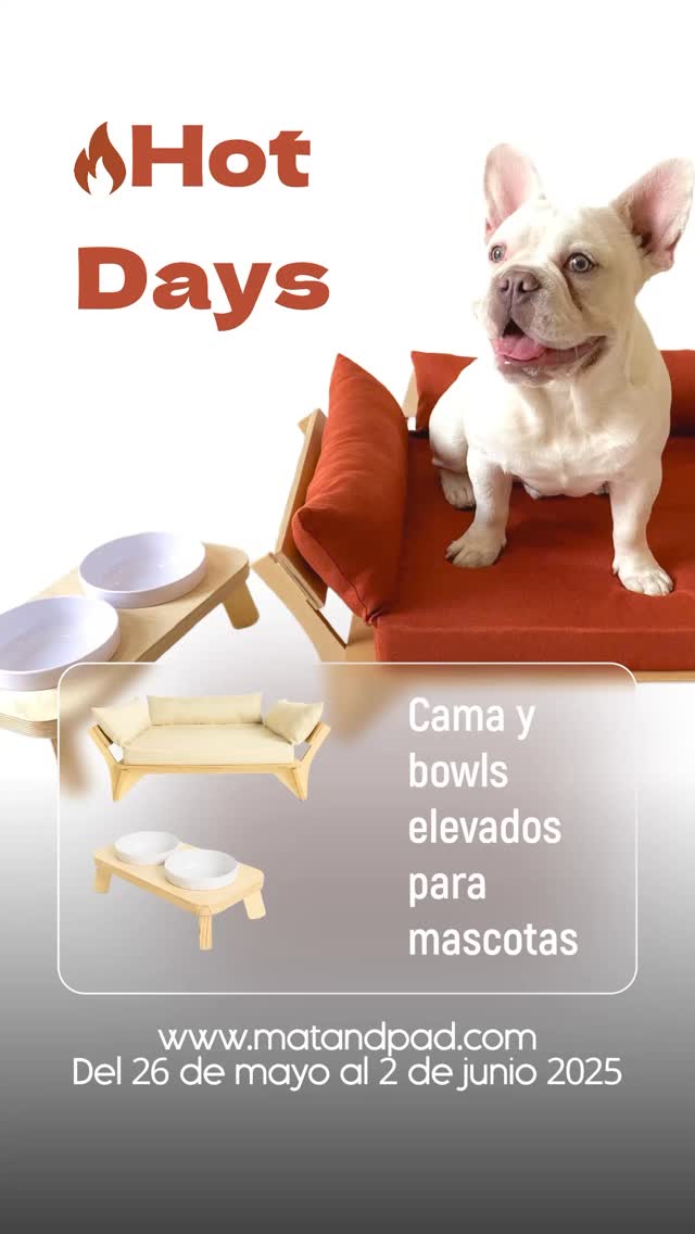 🔥Por tiempo limitado HOTDAYS🔥
-15% de descuento en toda la tienda
.
En Amazon y tienda en línea www.matandpad.com
.
#camaparaperros #camaparagatos #lomitos #michi #frenchbulldoglife #catlover #catlife #hotsaleméxico #hotsale