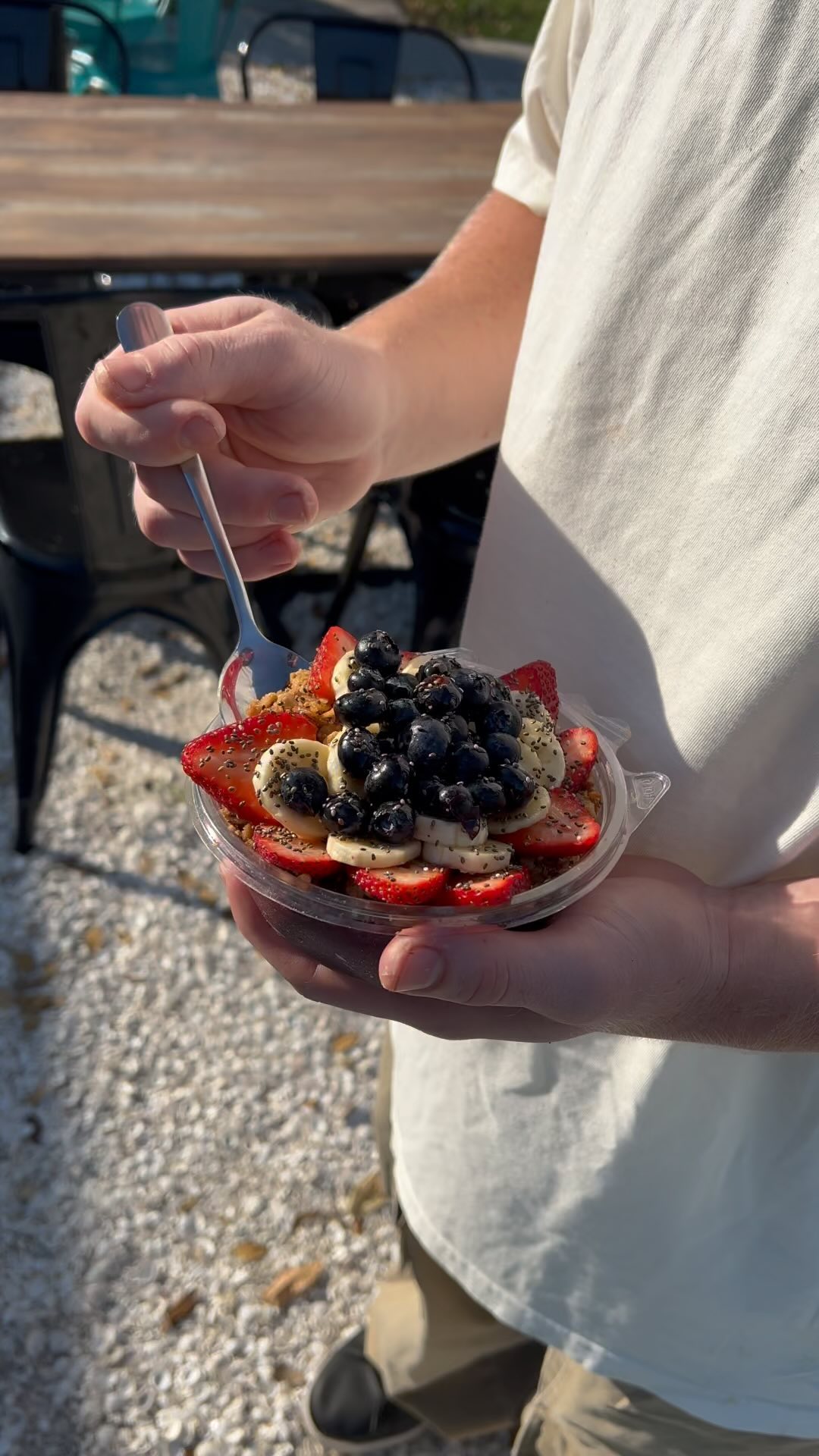 Acai bowls ๐ฅณ
.
.
.
.
.
.
.
.
.
.
.
#acai #acaibowls #backpatio #foodwithaview #views #longboatkey #longboatkeyflorida #coffeeshop #coffeelover #coffeeholic #coffee