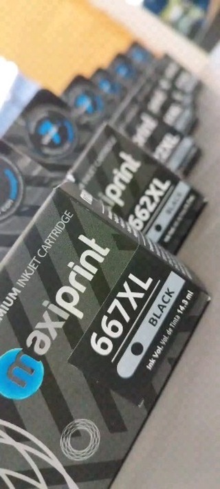 Los cartuchos de tinta maxiprint® brindan un rendimiento superior. Garantizan estabilidad y la calidad óptima de impresión. Presentación XL de alta capacidad.
#impresiones
#cartuchos
#genericos
#HP