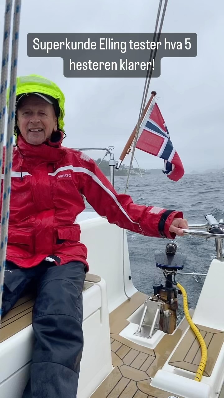 Gøy når fornøyde kunder sender oss filmer av gode opplevelser med våre motorer🧡🌟