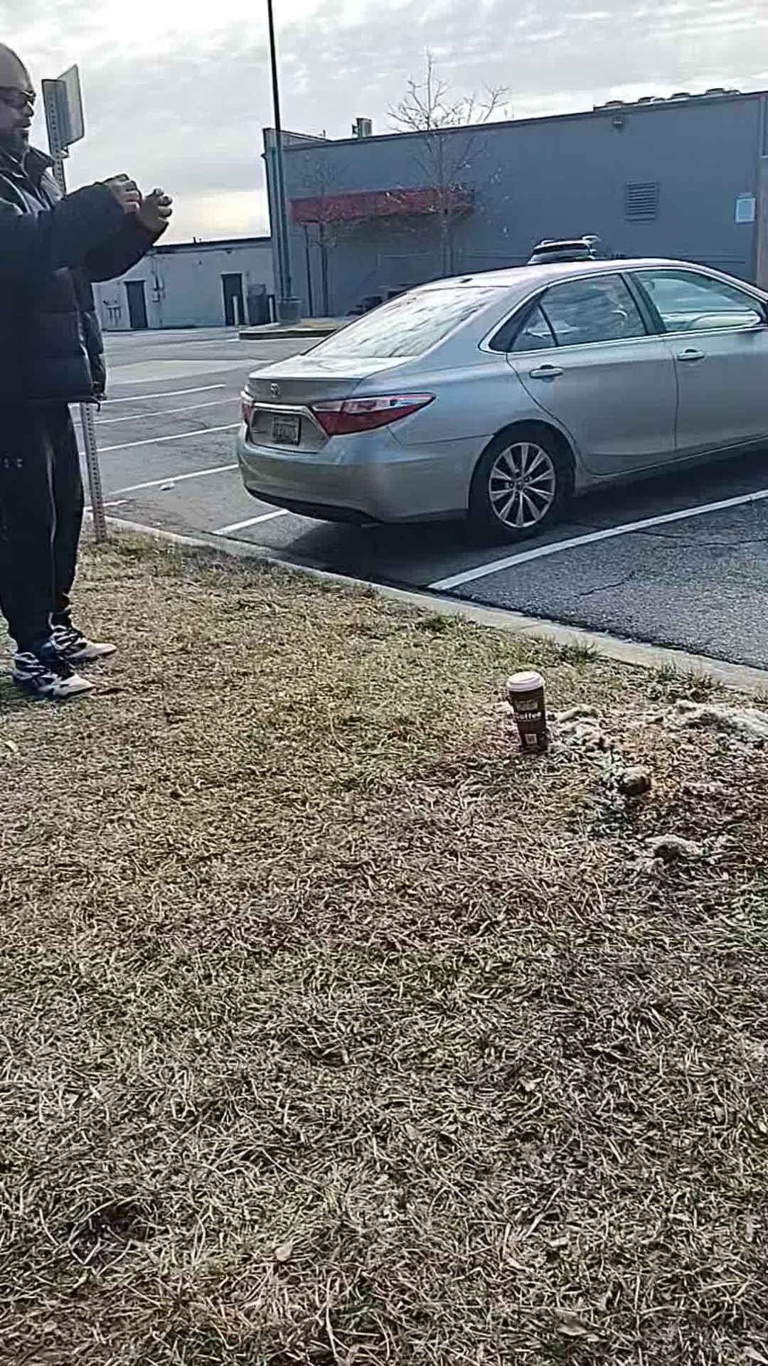 Pat having a conversation with a woman who brought a young woman to the abortion mill. Pray that God will do a work in her.