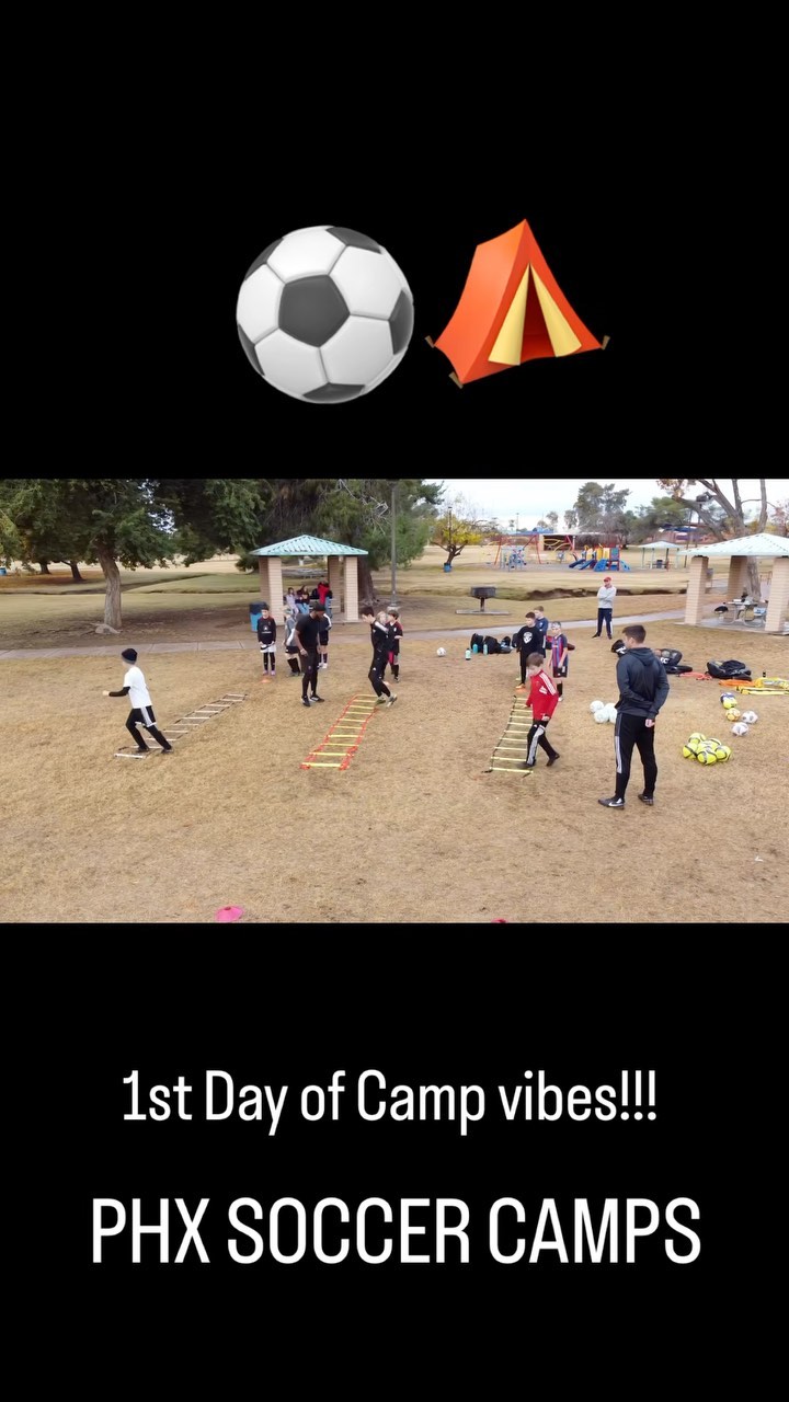 ⛺️⚽️1st day of camp vibes⚽️⛺️
••••••••••••••••••••••••••••••••••
Great day at camp today! Can’t wait for tomorrow. Hope to see more of you come and join! Thank you to all the campers that came and put in work today!
•••••••••••••••
PHXSOCCERCAMPS.com/sign-up