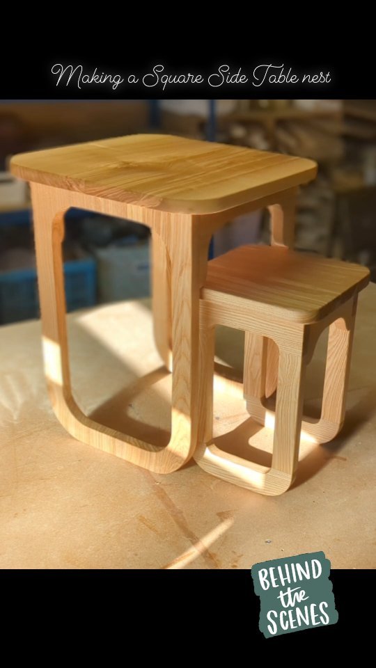 Here's how I made the first of this little set of side tables in ash - so new they're not yet on the website! 😁 They will be soon, taking photos today. Good for the Square collection. The little one is so cute!
#howitsmade #newproduct #behindthescenes #squares #nest
.
.
.
.
.
#new #newdesign #nature #natureinspired #naturelovers #naturalhome #etsy #ecodesign #reels #uniquedesign #sussexlife #supportsmallbusiness #designermaker #handmadefurniture #handmade #homedecor #handmadewithlove #luxuryhome #making #beautiful #woodgrain #woodworking #naturephotography #coffeetable #brightonandhove