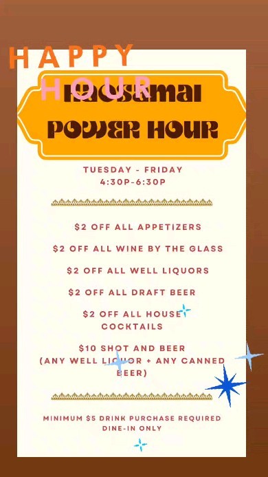 Happy Hour starts this week!
Come see us 4:30pm-6:30pm Tues-Fri!
$2 off appetizers and drinks.
.
.
.
.
#seattle #happyhour #powerhour #smallbusiness
#thaifood #fremont #centeroftheuniverse #local #craftcocktails #appetizers #drinks #cocktails #wine #specials