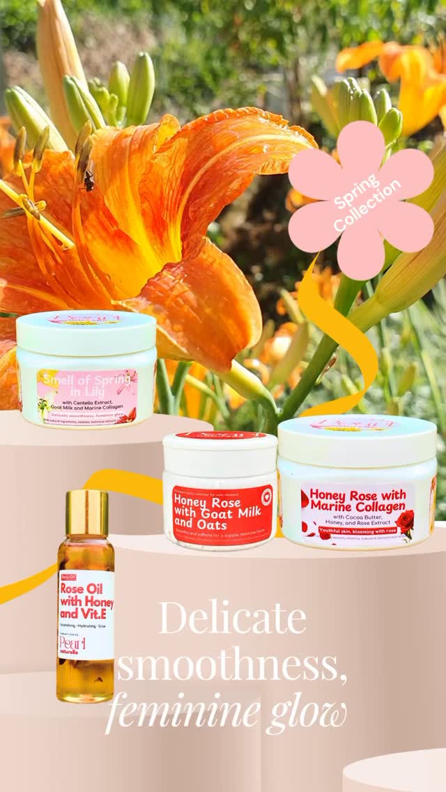 ✨ Delicate Smoothness, Feminine Glow — June–July Collection ✨
A ritual of softness, strength, and sensuality 🌸
Let your skin glow in its most radiant, touchable form with this 4-step body care ritual — crafted for women who cherish self-devotion and gentle beauty.
Infused with ingredients like Goat Milk, Marine Collagen, and Rose Oil, each step helps your skin feel smoother, softer, and beautifully nourished.
🌿 What’s inside:
💗 Night Body Butter – Smell of Spring in Lily (250 ml) — supports repair + boosts elasticity overnight
🛁 Whipped Body Cleanser – Honey Rose with Goat Milk and Oats (177 ml) — softens + gently cleanses without stripping
🍯 Body Sugar Scrub – Honey Rose with Marine Collagen (250 ml) — smooths texture + reveals radiant skin
🌹 Body Oil – Rose Oil with Honey and Vitamin E (100 ml) — hydrates + locks in moisture for a dewy glow
💫 With consistent use, this bundle helps you:
✓ Restore elasticity
✓ Smooth skin texture
✓ Deeply hydrate
✓ Glow naturally
✓ Feel beautifully soft, inside and out
This is more than skincare. It’s a daily moment of self-love—designed to bring out your feminine glow and nourish you in the most gentle, graceful way. 🌷
#bodycare #islandbeauty #bodycareroutine #bodycareproducts #skincare #skincareroutine #naturalbeauty #bodycarecollection #skincare