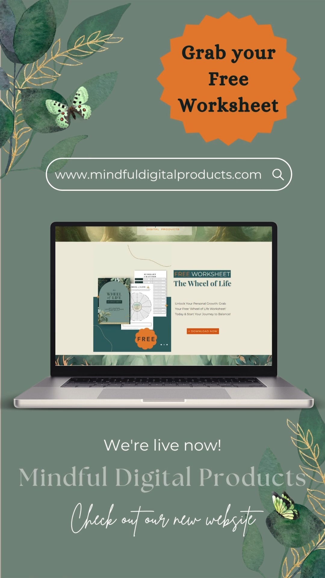 π It's Launch Day at Mindful Digital Products! Dive into our world of mindful planning and personal growth with our special launch reel. Explore our collection, enjoy exclusive offers, and see how we're redefining organization and wellness. π
π Don't miss out on our launch offer: 20% off all products and a free 'Wheel of Life' worksheet when you join our mailing list. Your journey to mindfulness starts here!
#mindfulliving #LaunchSpecial #launchsale #organiseyourlife #selfimprovement #ProductivityTools #mindfuldigitalproducts