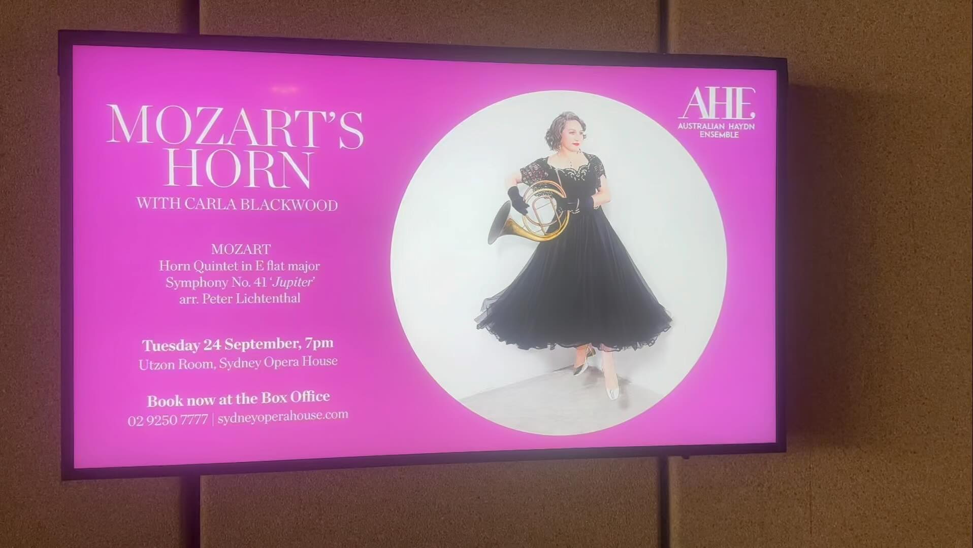 Latest gig @australianhaydnensemble off to a flying start.
@sydneyoperahouse @carlaschwarzwald @skyemcintosh.ahe