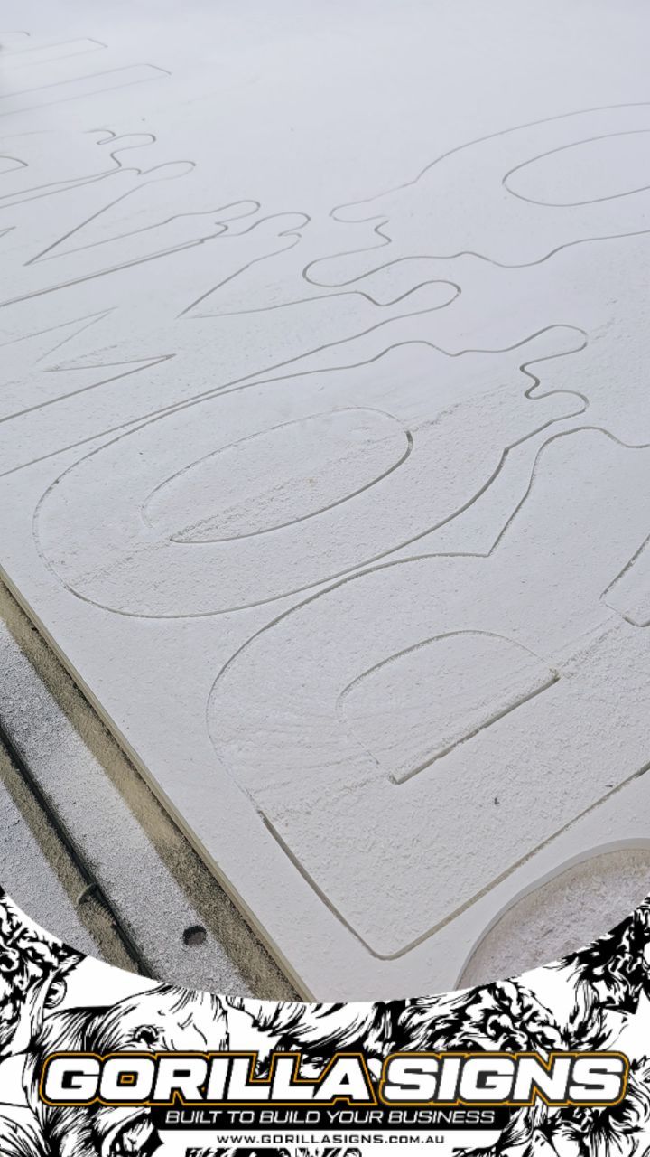 Excited to see Brownbutters' signage come to life! #gorillasignssydney