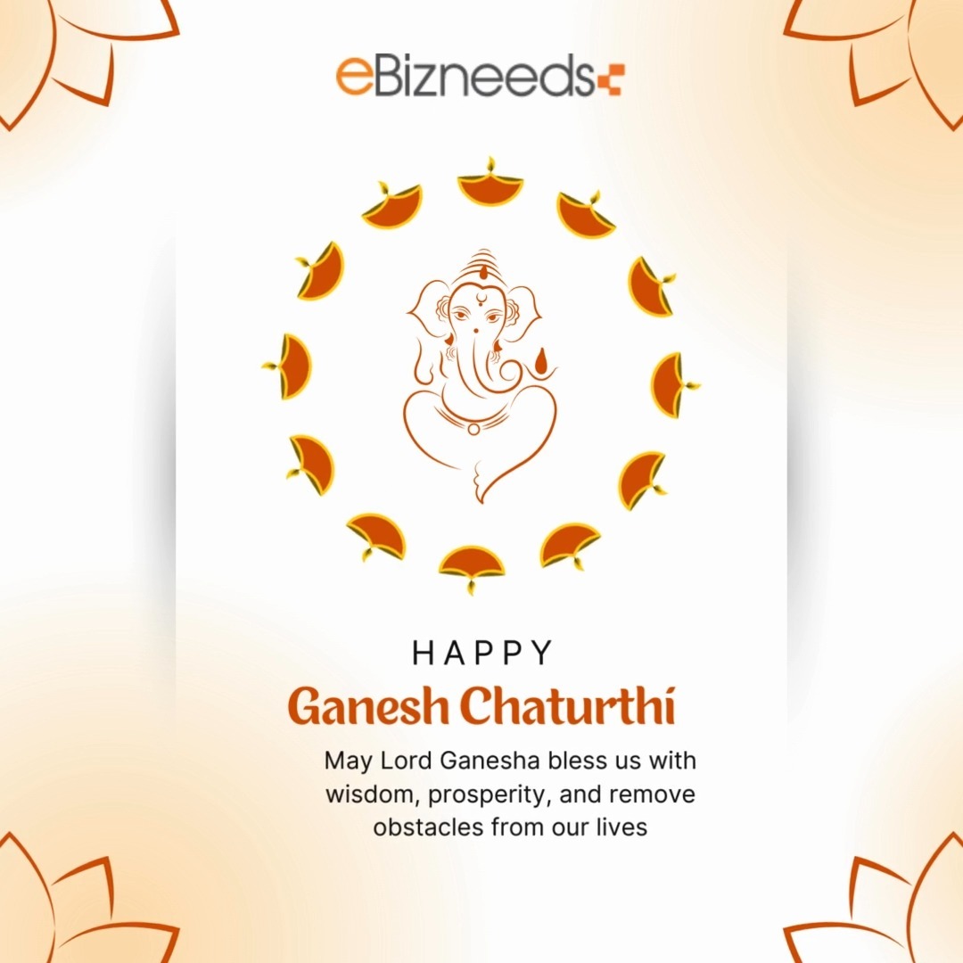 🎉From our #eBizneeds family to yours, wishing you a joyful and blessed Happy Ganesh Chaturthi! 🎉
As we celebrate the arrival of Lord Ganesha, may his blessings bring joy, prosperity, and wisdom to your life.
Let’s come together to welcome Ganesha with open hearts and vibrant festivities. Whether you’re decorating your home, enjoying delicious sweets, or participating in local celebrations, let’s make this Ganesh Chaturthi memorable!
🎉Ganpati Bappa Morya! 🎉
#HappyGaneshChaturthi #HappyGaneshChaturthi2024 #GaneshChaturthi2024 #GaneshChaturthi