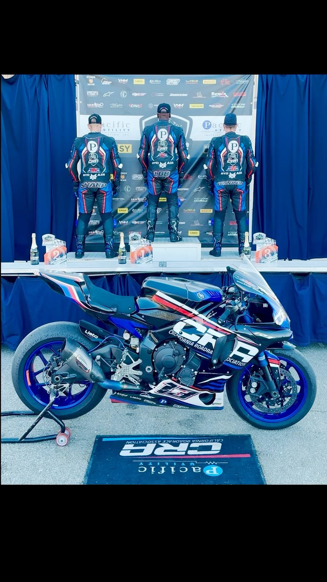 Ryder Gear RYD AIR airbag suits for California RoadRace Association. #rydergear #motorcycle #racing #safety #helite #racecra #trackdays #motorcycles