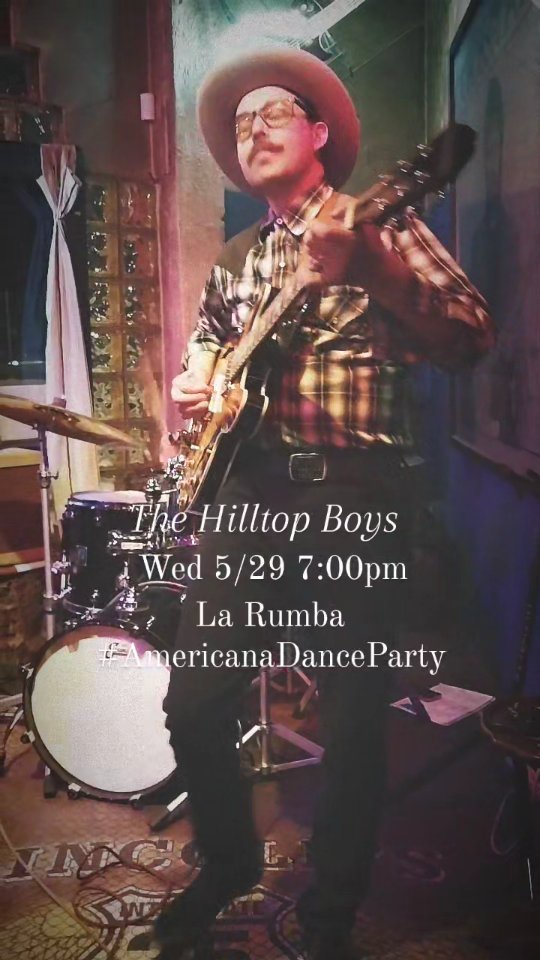 ultra hyped for this months Rockabilly Night @larumbadenver
●5/29 Wed 7-11 pm $5
major vintage vibes w DJ DeShawn spinning all the classic 50s & 60s vinyl records, Boogie Woogie Dance Class 7-8 w/ Tyler Burd, then try your new moves with live music from The Hilltop Boys!
#americanadanceparty #denverrockabilly #bourbon
#denverlivemusic #vintagedenver #twanggang