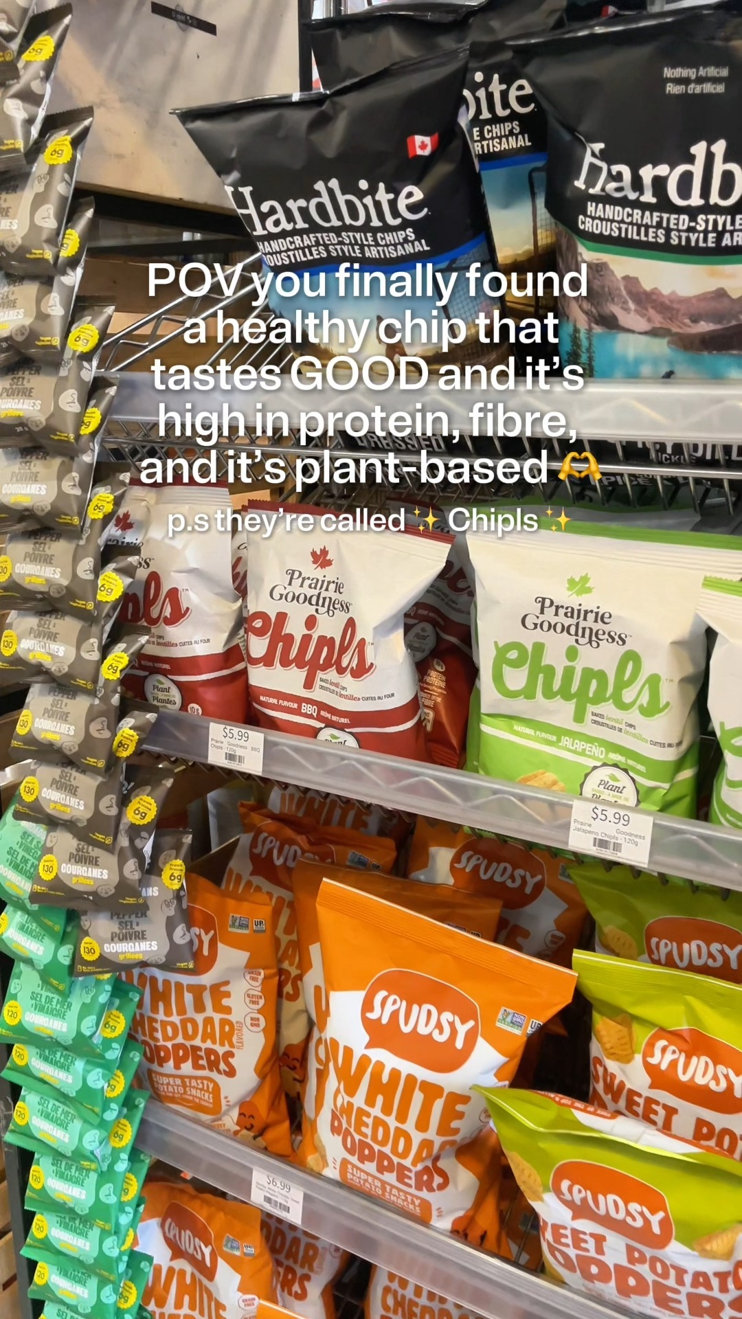 Hey, nice to meet you, we're Chipls! Your new favourite snack - crunchy, flavourable, and packed with protein and fibre.
Check out our website at the link in bio and find a retailer near you!
#canadianmade #vegansnacks #buycanadian #plantbased