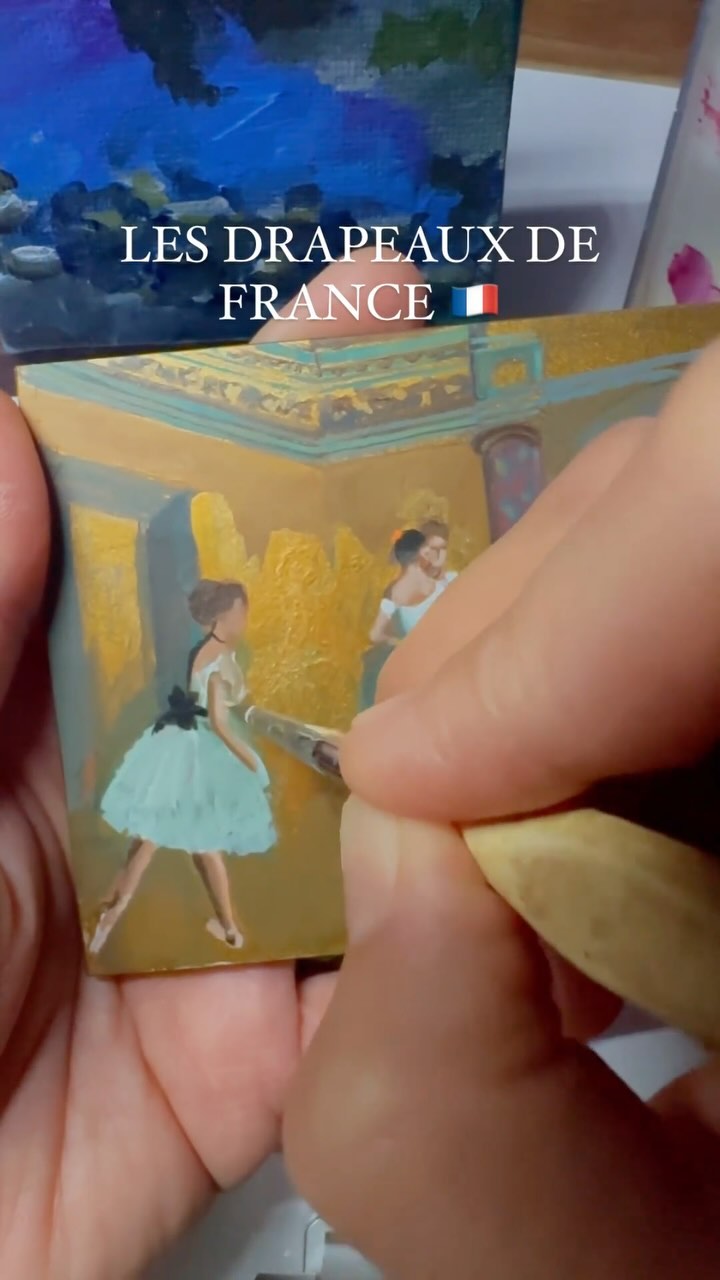 #edgardegas #miniaturepainting #lesdrapeauxdefrance #toysoldiers #parís #france #histoire #beauxarts #palaisroyal #palaisroyalparis #danse #danseur #scupture #musseorsay #museum #museums #museudolouvre #museedulouvre