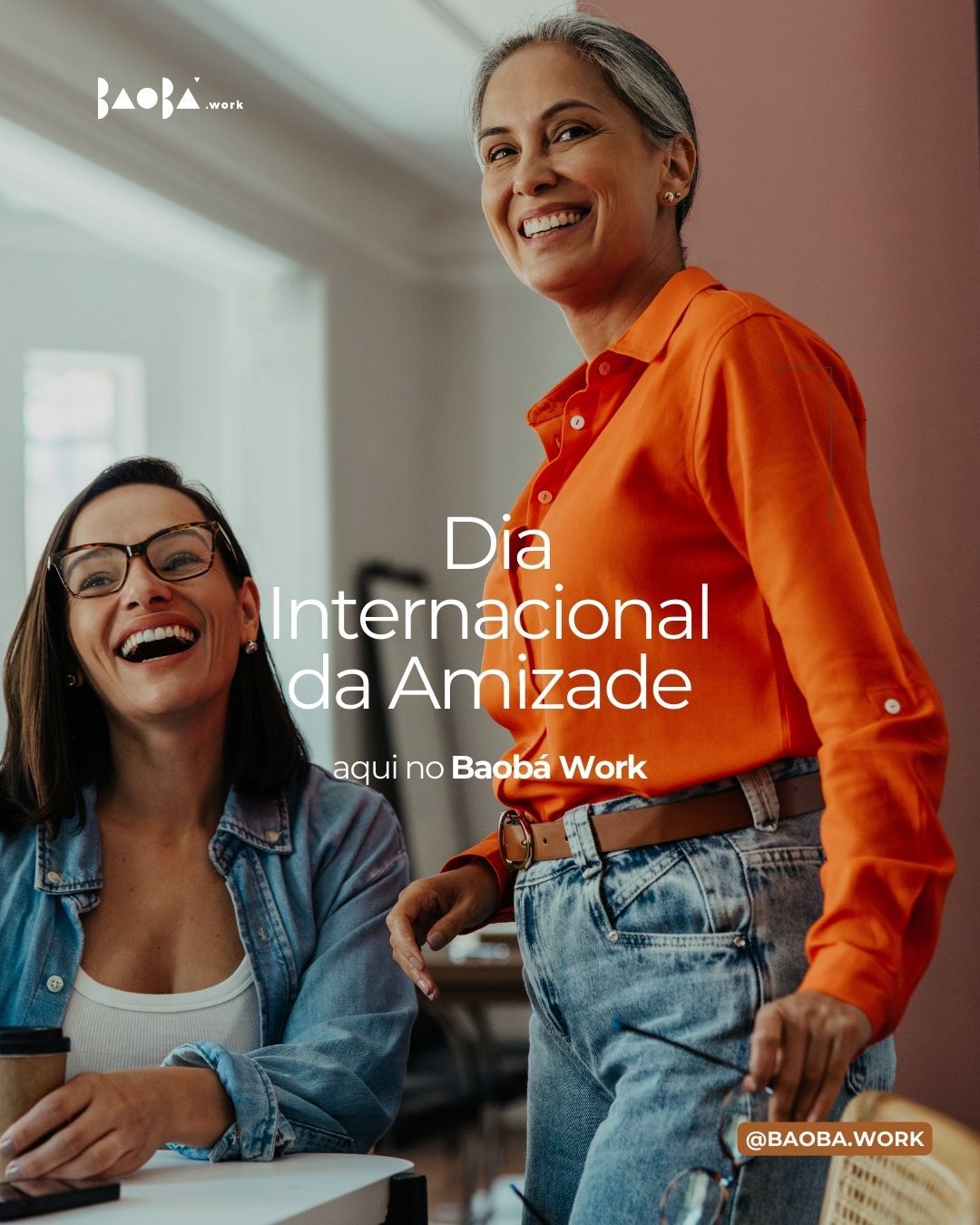 No Baobá Work, acreditamos que momentos especiais merecem ambientes especiais.
Conecte-se e celebre com seus parceiros e colaboradores em um espaço que promove amizade e colaboração.
E para esse Dia Internacional da Amizade, queremos você e seu amigo (a) aqui.
Quer saber como? Entre em contato pelo link na bio.