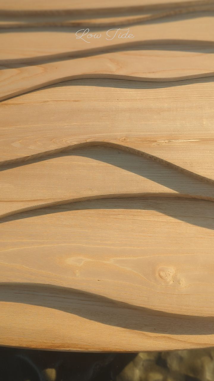 Low Tide coffee table at low tide 🌊
All the time I spent watching waves, trying to imagine how the gentle waves could be transformed into something for the home was never wasted time.. it's finally come to life.
Now we can think of the calm beach when just in the living room with a cup of tea 😌
#lowtide #coffeetable #newdesign #handmade #natureinspired #waves
.
.
.
#beachlife #sussexlife #handmadefurniture #nature #naturelovers #oceanwaves #biophilicdesign #biophilia #luxuryhome #homedecor #beautiful #reels #westwittering #ecoliving #etsy #ecodesign #thalassophile #uniquedesign #photoshoot #surf #sealovers #supportsmallbusiness #designermaker #girlpower
