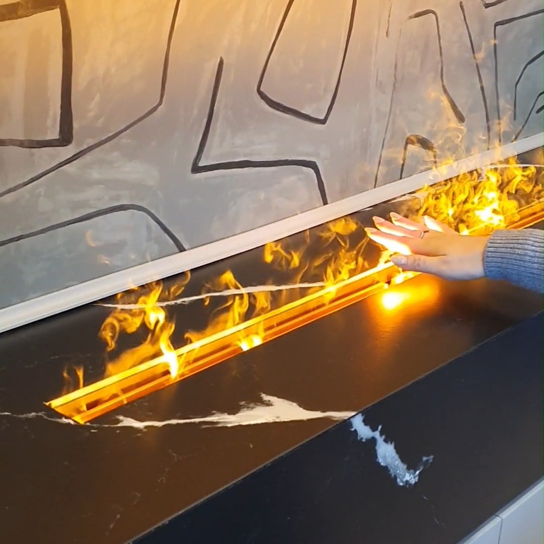 Playing with fire? Just kidding! This is actually a Mist effect. Would you install this in your home?