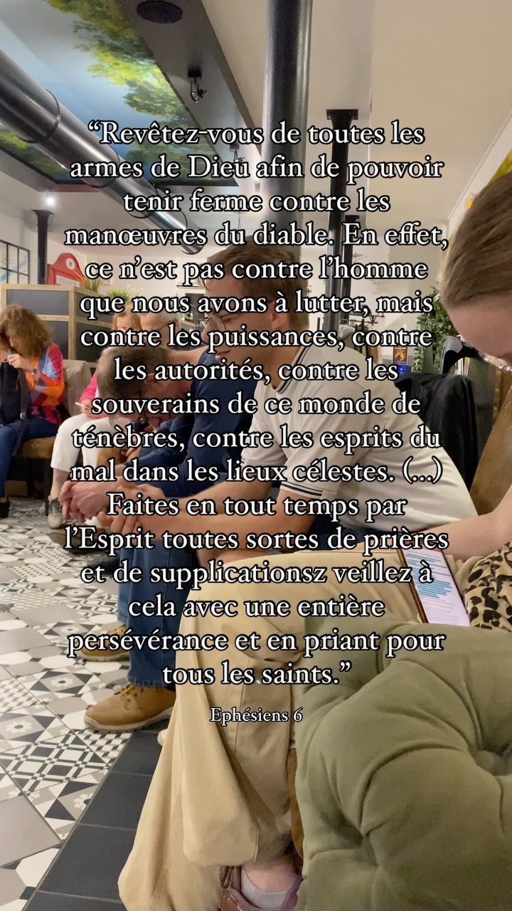 Une guerre spirituelle qui nous échappe souvent, mais est en fait évidente lorsqu’on décide d’ouvrir nos yeux et nos cœurs. La parole de Dieu en parle abondamment. Mais grace à Jésus, nous en sortirons vainqueurs 🔥
************************
L’Assemblée Chrétienne de Bordeaux est un groupe de chrétiens qui croit fermement en la souveraineté de Dieu, l’autorité de sa parole, et l’importance de vivre une foi quotidienne, dynamique et transformative. Ça t’intéresse ? RDV à l’un de nos événements ou bien en MP !
#eglise #eglisebordeaux #chretiens #chretiensfrancais #chretiensbordeaux #bible #parolededieu