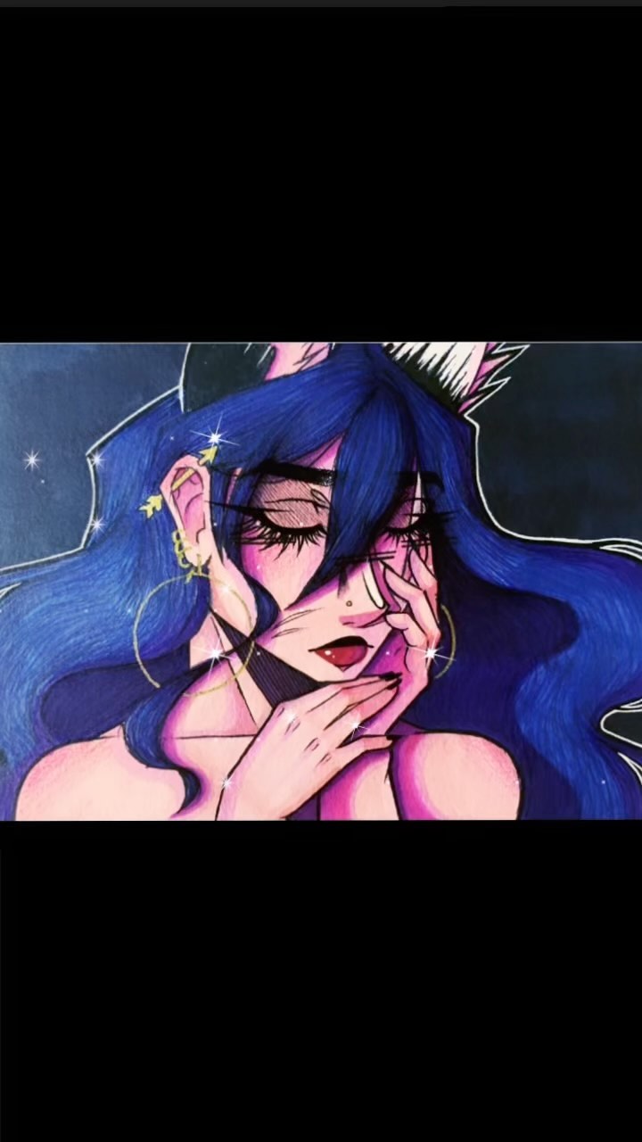 Immortal She. 🦋✨🌙
-
Finally on winter break so hopefully more art soon and at least try to finish the sketchbook before the end of the year/month but I doubt it :(
-
Let me know if you have any recommendations to draw ;)
-
#whoisshe #oc #witchsona #classiquebyspectrumnoir #artistloftmarkers #winsorandnewton #winsorandnewtonwatercolors #gellyroll #gellyrollpens #gellyrollmoonlight #drawing #sketch #sketchbook #artwork #art #artist #artistsoninstagram #artistsupport #traditionalart #witch #blueandgold #sketchbookart #artgallery #artofinstagram