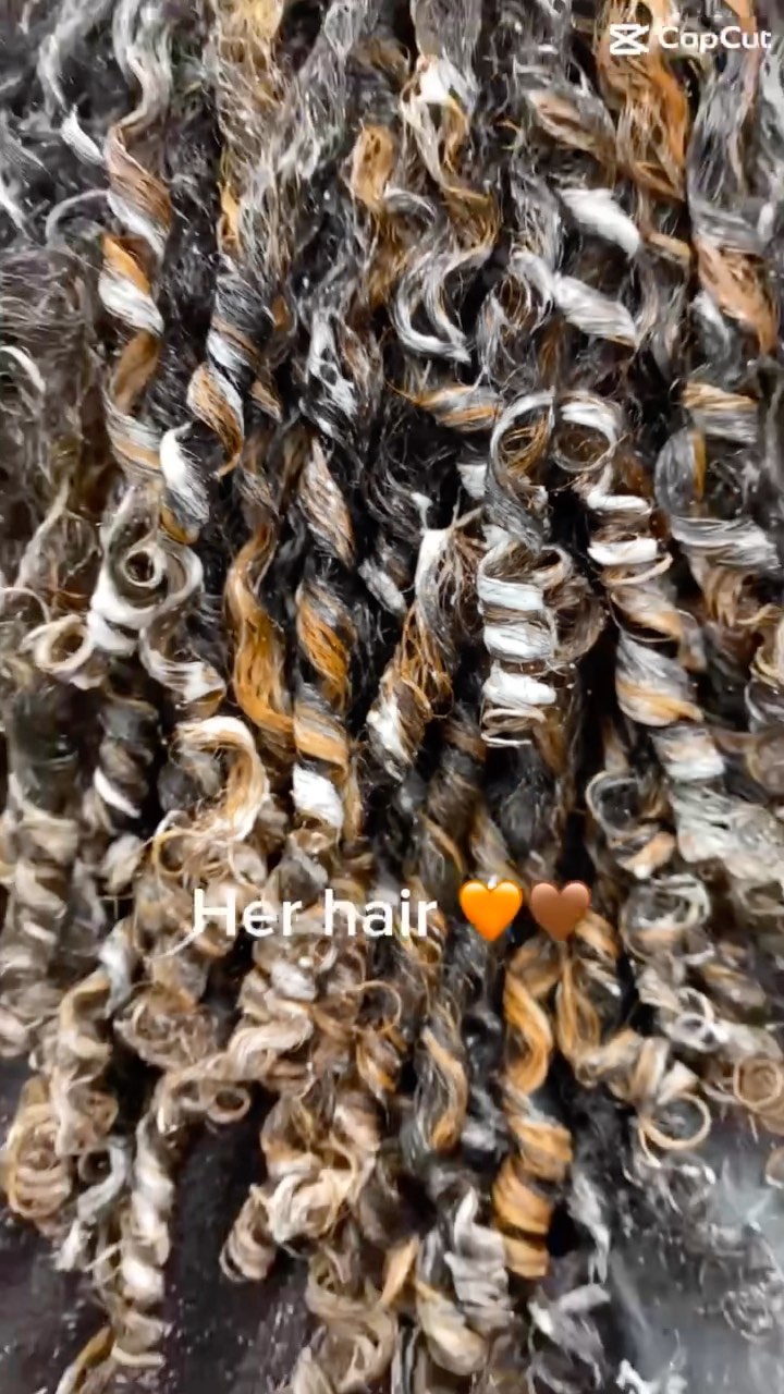 Getting really excited about the unlimited possibilities with color. #BraidStreetGoesToCosmetologySchool #CurlyHighlights #WarmColor #MentalWellnessAdvocacy #NaturalHair