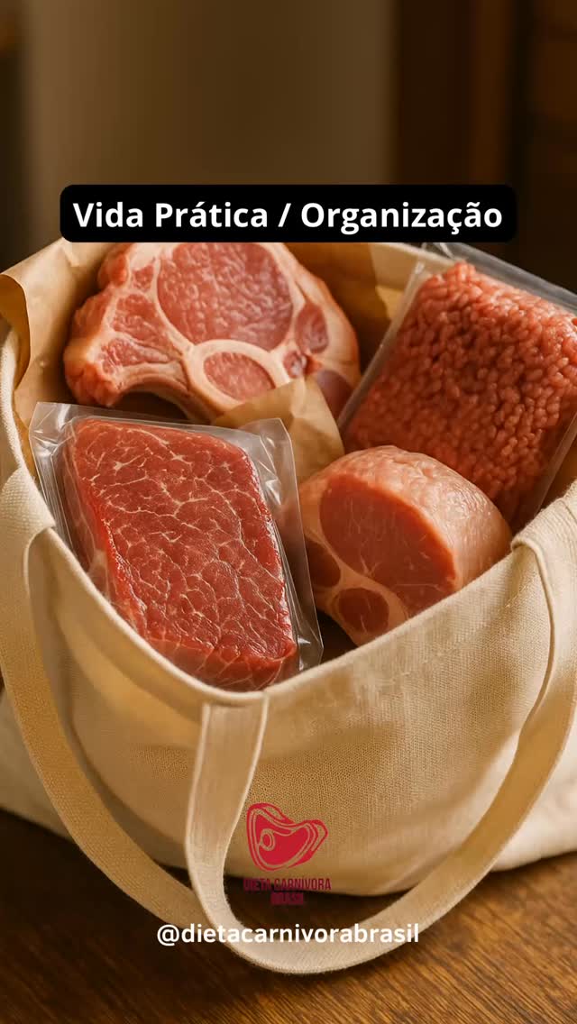 Comprar carne e pronto! Adeus listas confusas. 💸🥩
📲 Para mais dicas, siga @dietacarnivorabrasil e consulte a nutricionista Tania Alves do @nutridados para um acompanhamento personalizado! 👩⚕️🥩
#VidaSimples #CarnívoroOrganizado #EconomiaCarnívora #RotinaSaudável