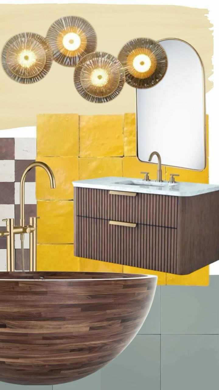 It’s sunflower season!🌻 Nature continues to inspire, with happy, earthy hues!
#inspiredbynature
#riinteriordesigner
#bathroomsesign
#sunflowers🌻