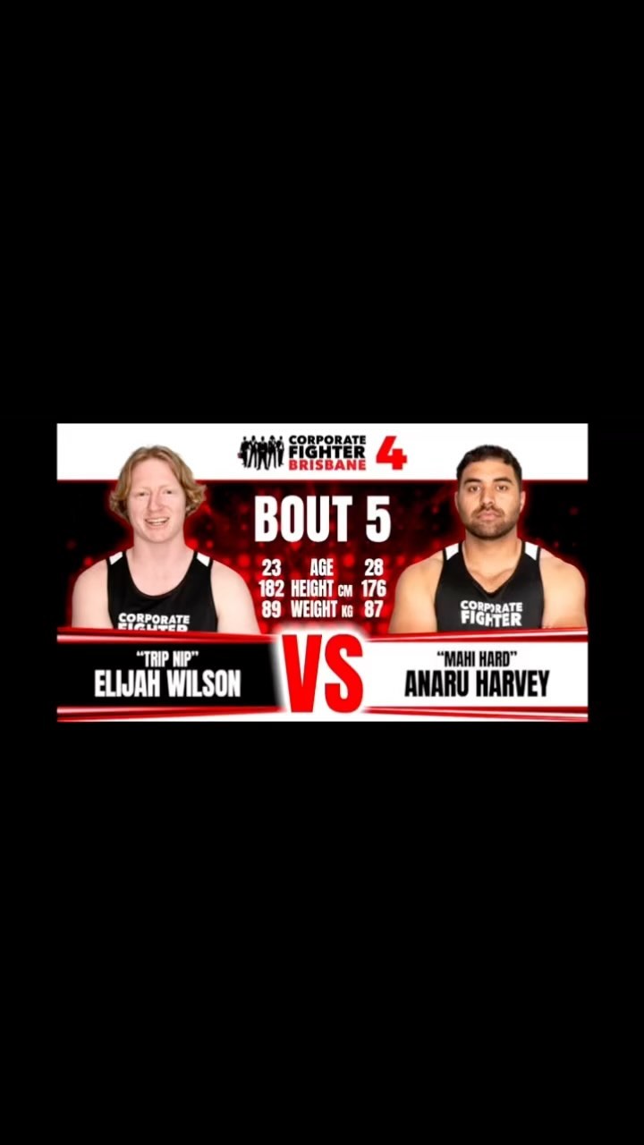 Congratulations Elijah on your epic win, you gave it your all 🏆🥊🙌