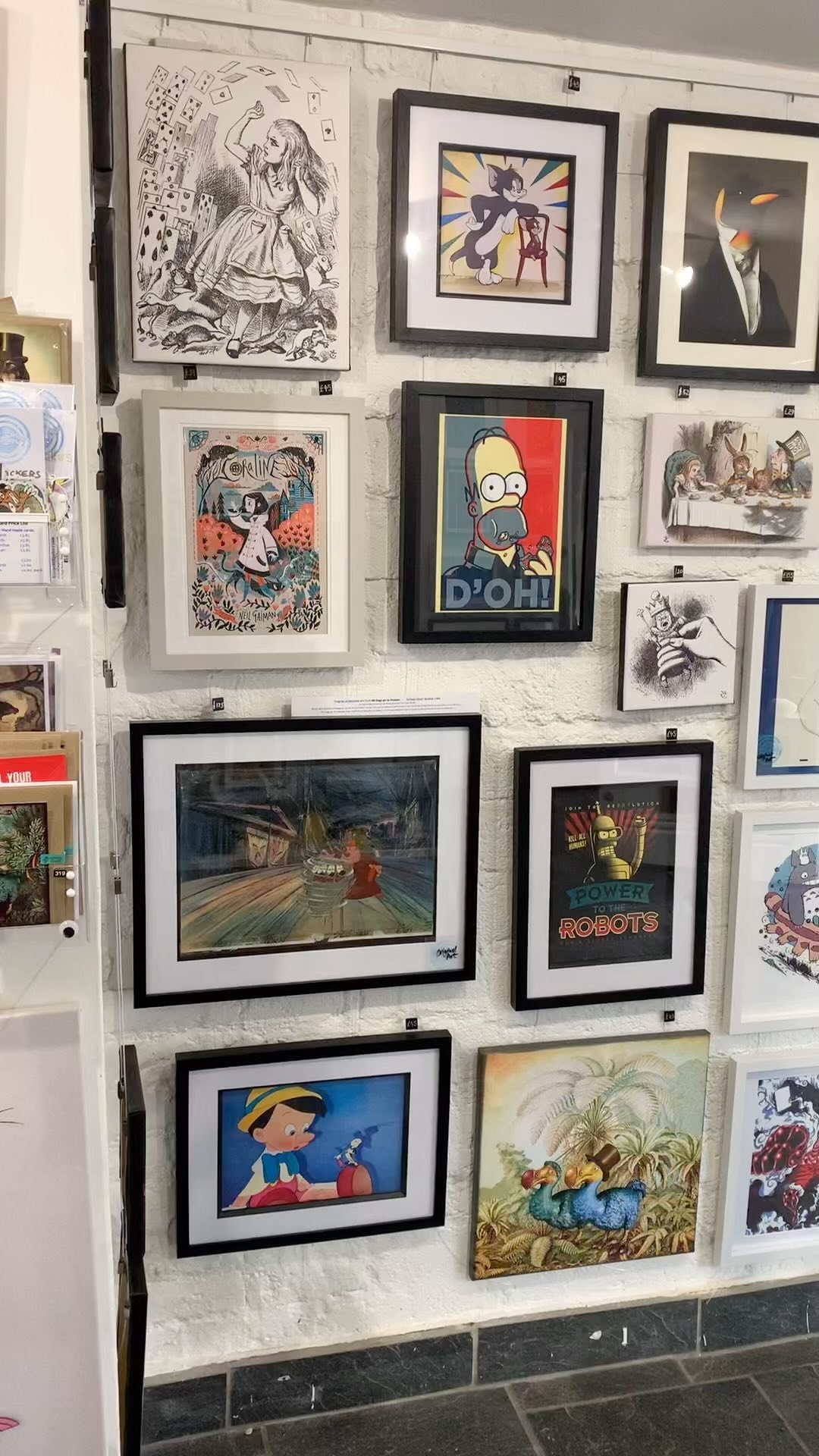A quick walk around the gallery on a rainy Tuesday. #animation #Totoroart #ghibliart #cartoonart #thesimpsonsart #honiton #spiritedaway #2danimation