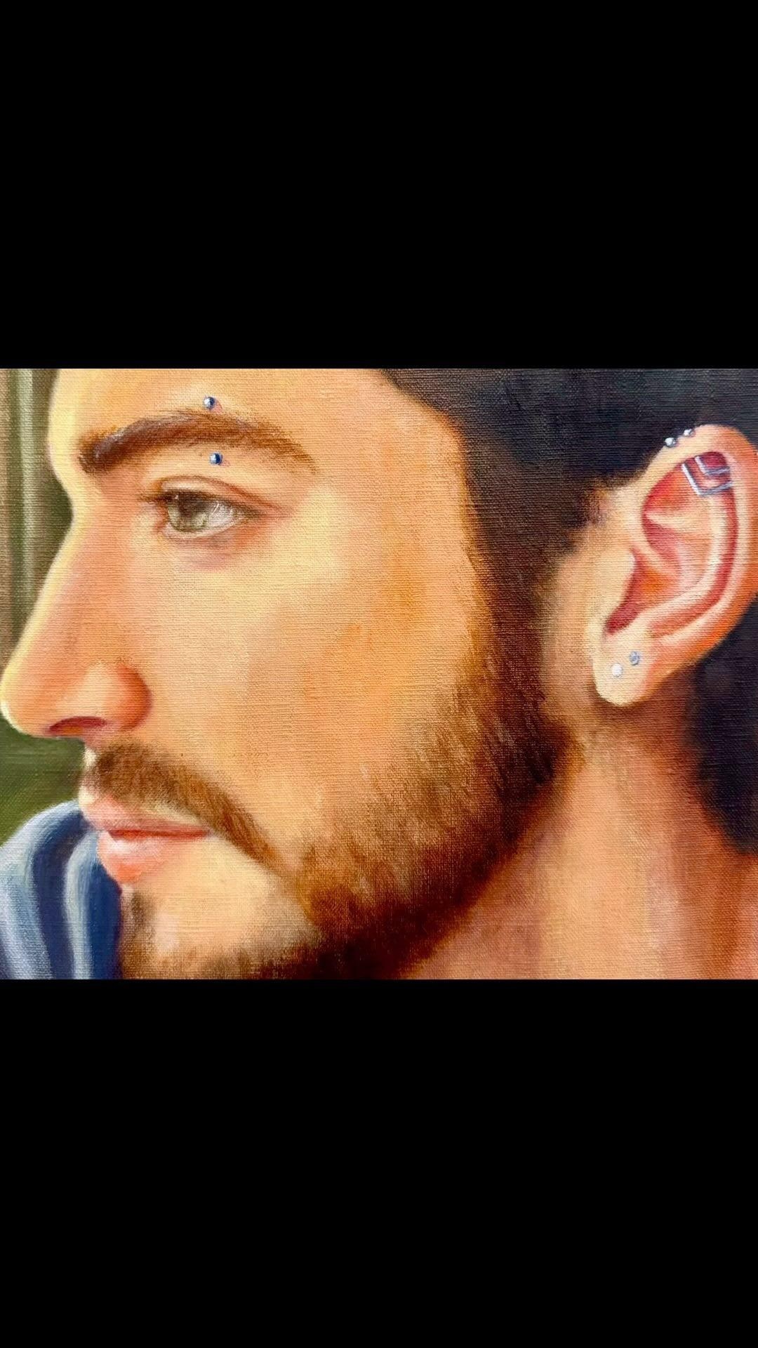 Portrait of Liam @sketchy_accountant oil on linen 30.5 cm x 40.5 cm x 3.5 cm
#portraits #portraitpainting #portraits #portraitartist#portraitcommission #portraitpainter #maleportrait #onlineartgallery #portraitoftheartistasayoungman