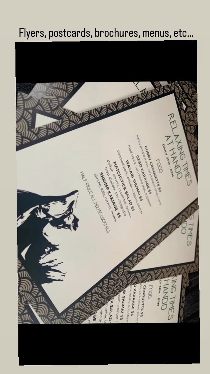 Small format printing… YES WE CAN!