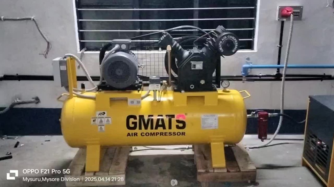 β
Successful Installation Update
A 7.5 HP Reciprocating GMATS Air Compressor has been successfully installed in Mysore for a UPVC window manufacturing unit.
π Setup Includes:
40 CFM Air Dryer
2 Micron Pre & Fine Filters
π¨ Ensuring clean, dry, and reliable compressed air supply for efficient operations!
π§ Powered by GMATS MACHINERIES INDIA PVT LTD β Your trusted partner in air solutions.