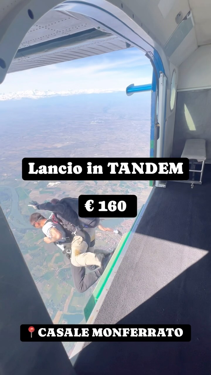๐ฅ๐
๐
ค๐
๐
ฅ๐
๐
๐
ก๐
๐
๐
!๐ฅ
๐ฅ๐๐ฎ๐ป๐ฐ๐ถ๐ผ ๐ถ๐ป ๐ง๐๐ก๐๐๐ ๐ฎ โฌ ๐ญ๐ฒ๐ฌ ๐ฎ๐น ๐ฝ๐ผ๐๐๐ผ ๐ฑ๐ถ โฌ ๐ญ๐ด๐ฌ!!๐ฅ
๐๊ฑแดสแด ษชส แดแดสแดแดแด
รฌ
โ๐ฃ๐ฅ๐ข๐ ๐ข ๐ฉ๐๐๐๐๐ ๐๐๐ก๐ข ๐๐ ๐ฏ๐ญ ๐ ๐๐๐๐๐ข ๐ฎ๐ฌ๐ฎ๐ฐ
๐ช๐๐ ๐๐ค๐ก๐๐ฅ๐ฅ๐๐๐๐ !
๐ฒ๐๐๐ฃ๐๐ง๐๐๐ ๐๐ ๐ป๐
๐โโ๐ผโ๐๐๐ธ ๐ป๐ธ๐ ๐๐โ๐ ๐โ ๐น๐๐
#casalemonferrato #lombardia #milano #skydivetandem #liguria #genova #happyplace #jump #italy #experience #instagram #igphoto #canopy #parachuting #aircraft #sky #love