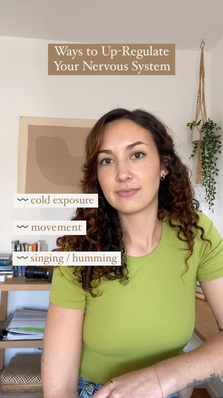 If you’re feeling low energy, your mood is dipping lower, or you’re feeling disconnected — you may benefit from using skills that up-regulate your nervous system.
Think of it as having a deficit of energy in your system. The focus is on doing things that build back in some energy 🙂
#nervoussystem #depressionhelp #overwhelmed #shutdown #nervoussystemhealing #mindbody #holistichealth #californiatherapist #brainspotting #nervoussystemregulation #trauma #anxiety #unmotivated #disconnected