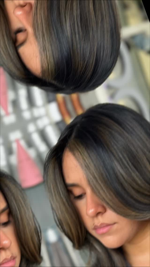 Beautiful soft balayage, haircut and style!