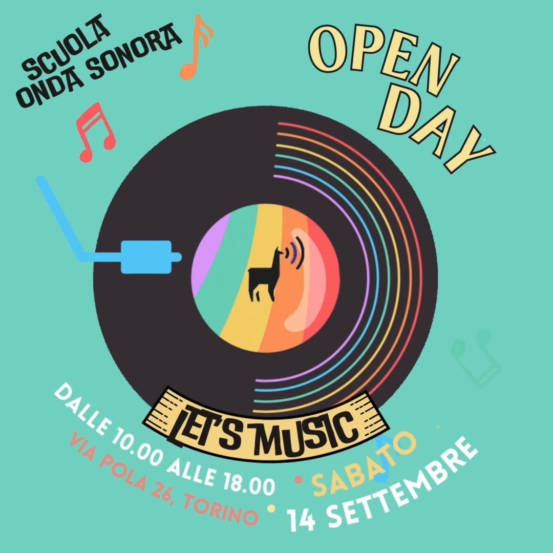 Una giornata di musica per tutta la famiglia 🌈🎼
🔹SABATO 14 SETTEMBRE dalle 10.00 alle 18.00.
🌈Vieni a PROVARE la batteria, il pianoforte e gli altri STRUMENTI, insieme a uno dei nostri insegnanti!
Scopri i nostri WORKSHOP e mettiti alla prova con le OLIMPIADI MUSICALI 😍
🎼Queste e tante altre attività musicali tutte gratuite e senza bisogno di prenotazione.
💥Guarda il programma completo sul nostro sito: www.scuolaondasonora.com🌈🎼