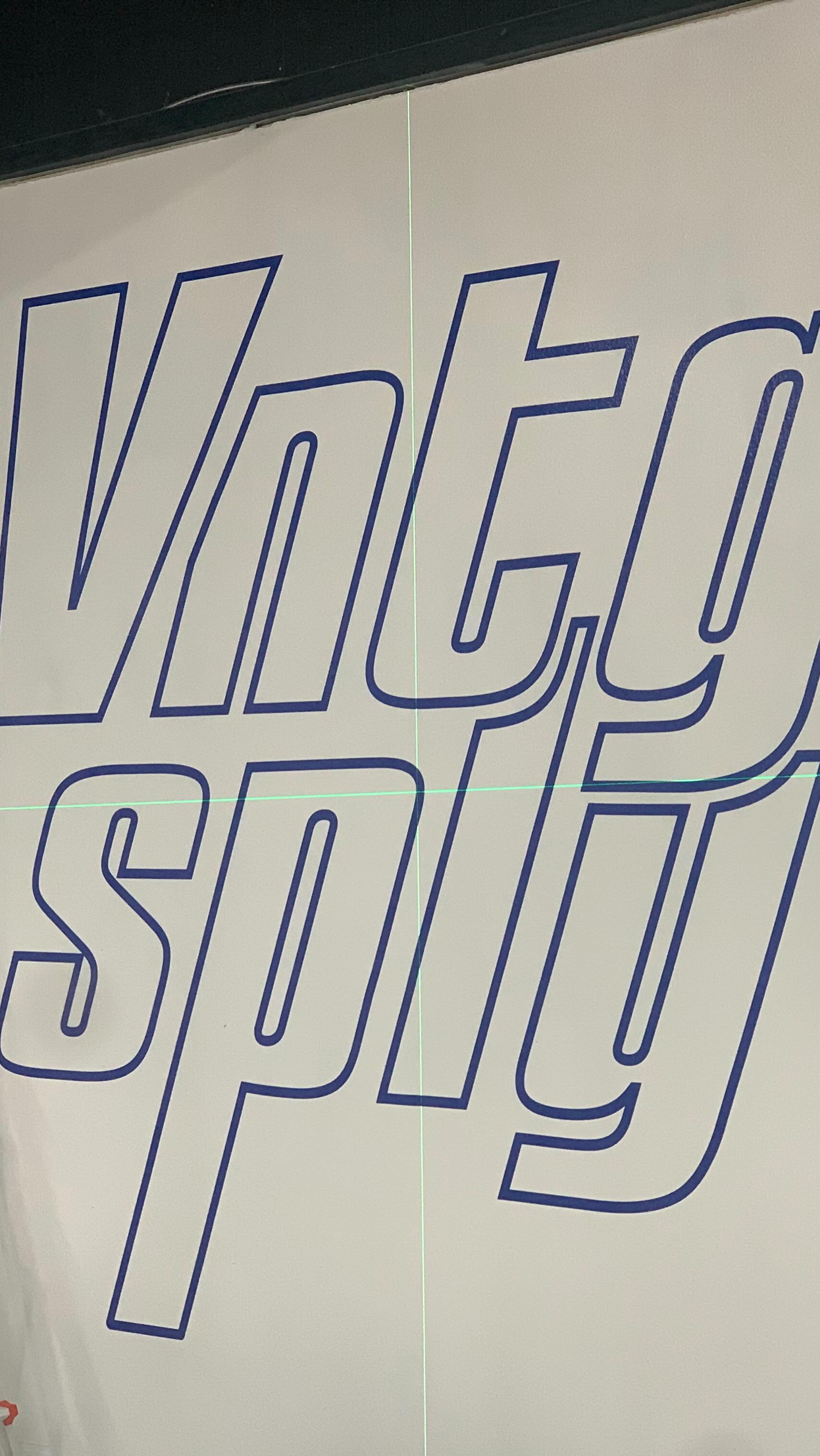 84”x54” custom cut vinyl from start to finish. How can we help you with yours? Contact us today!