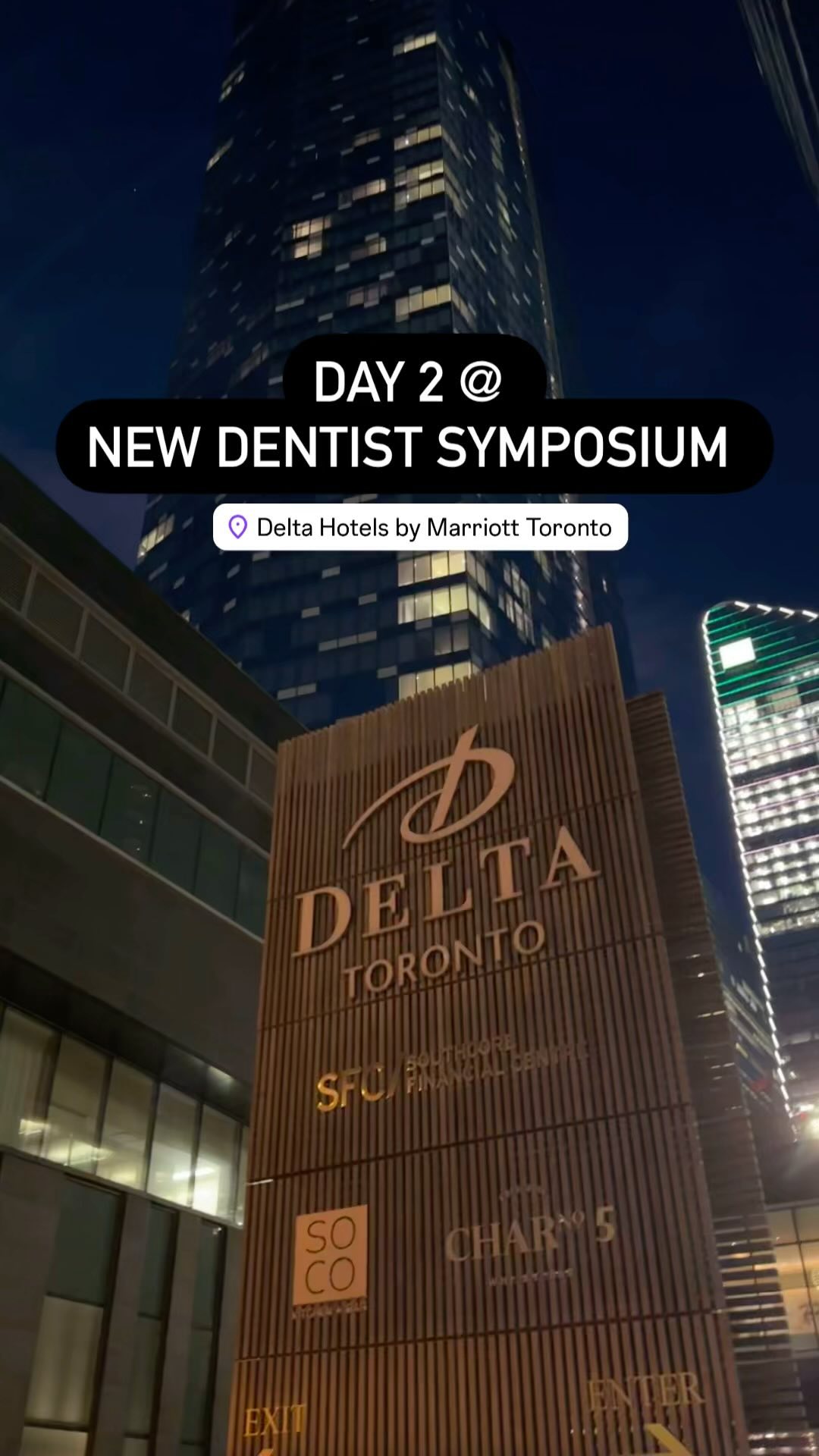 What a weekend! #TMD #pt #getouttheword #PTanddentistry #cctt #ptbcct #oda #nds Special thanks to @ontariodentalassoc and @deltahotels for hosting this amazing event.