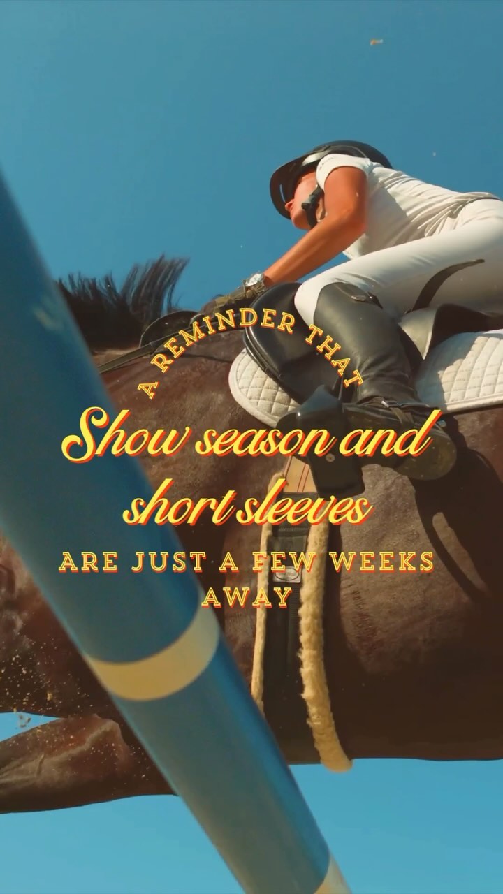 Horseshow season and short sleeves on the horizon! 🌸 Spring vibes are in the air, and I couldn’t be more ready for it. 🐴☀️ #SpringTime #OutdoorFun
