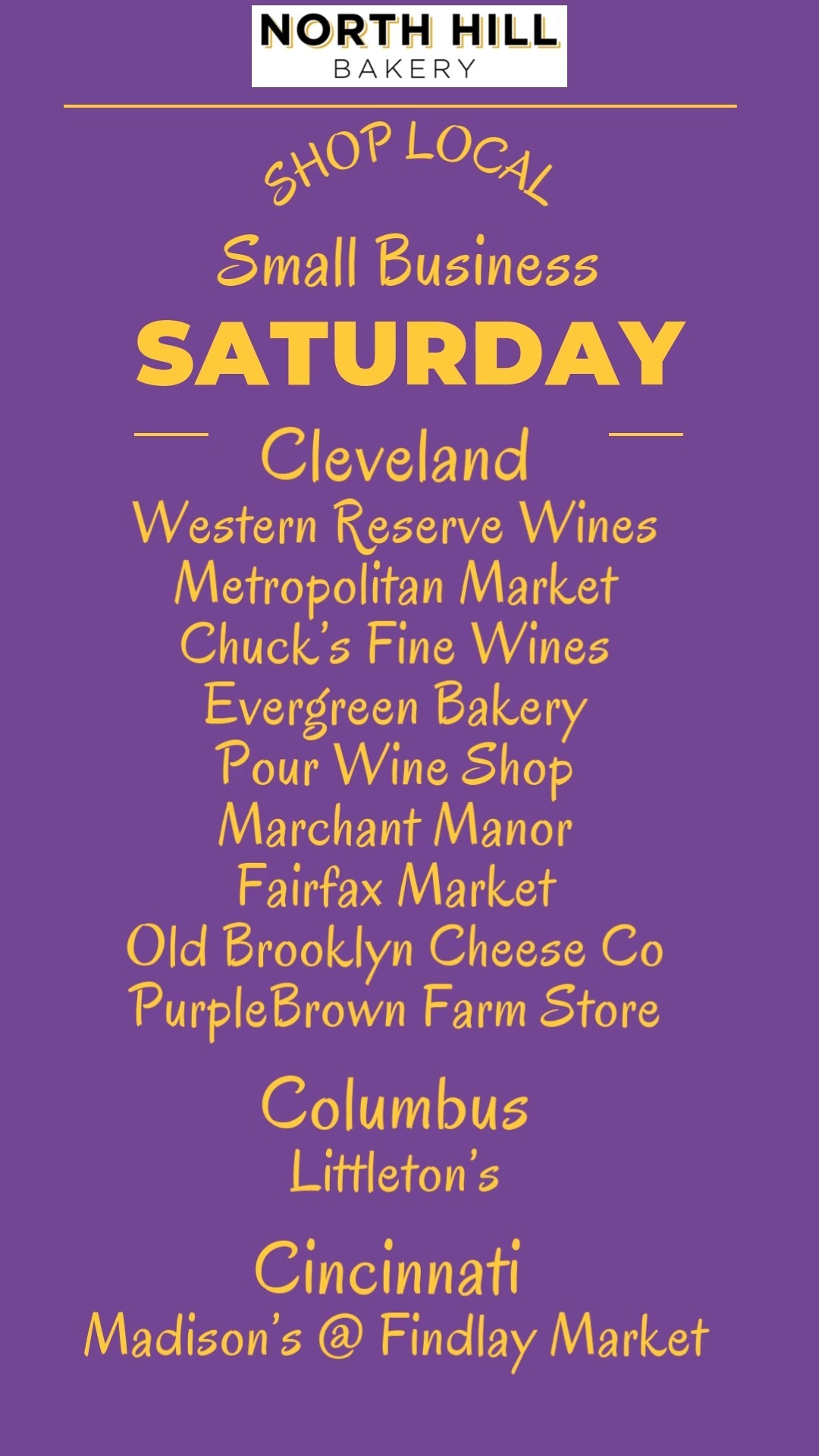 Need gifts? 🎁 Find our Sourdough Crackers at these local retailers. The small business community is one we are proud to be apart of. 💛 The passion, care and commitment to their communities these owners have should be supported this Saturday and all year round. 🛍️🎉 They belived in our crackers from our start and continue to be amazing partners. 🙏
@westernreservewines Western Reserve Wines @metromarketcle @chucksfinewines @evergreen_baking @old.brooklyn @purplebrownfarmstore @madisons_findlaymarket @littletonsmarket @marchantmanor #shoplocal #smallbusinesssaturday2024 #smallbusiness #holidayseason #solon #cleveland #ohio #NorthHillCrackers #charcuterie #supportlocal #chagrinfalls #eatlocal #crackers #shopsmall #clefoodie #cle