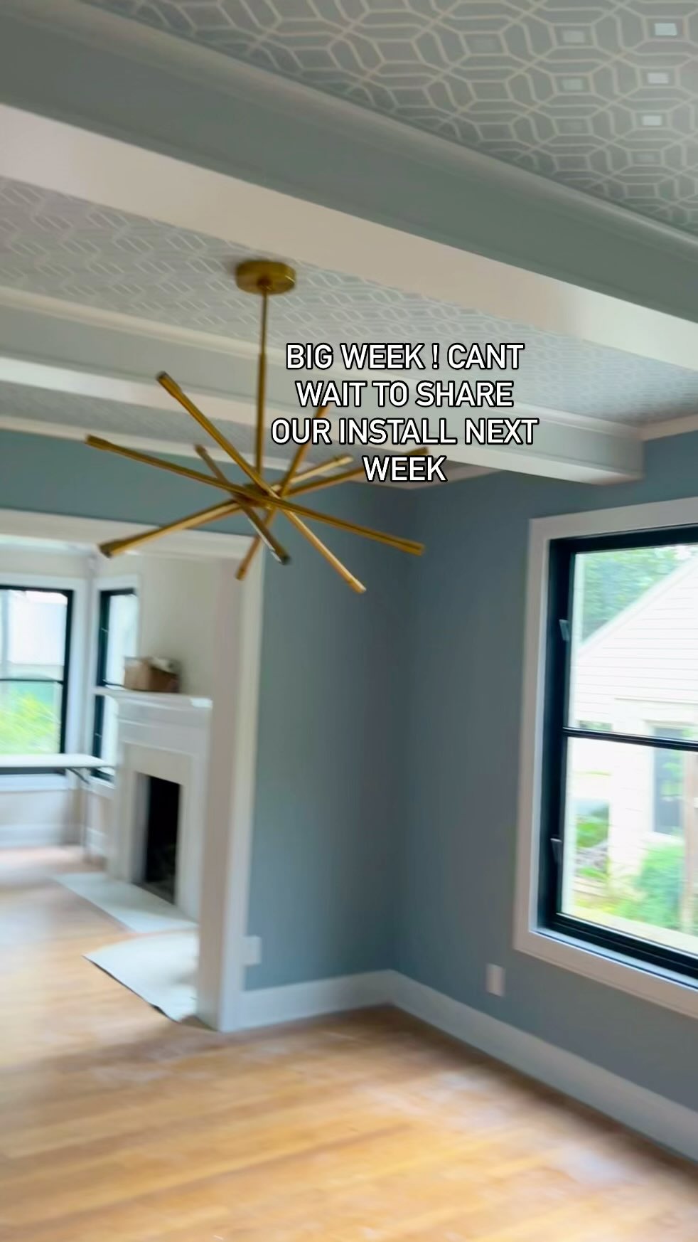 Excited to wrap up the interior this week on our
fun remodel project in Tarrytown!