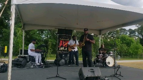 Throw back Thursday performing for the jazz festival. We are gearing up for a summer full of opportunities to hear us just like this. Stay tuned!!!