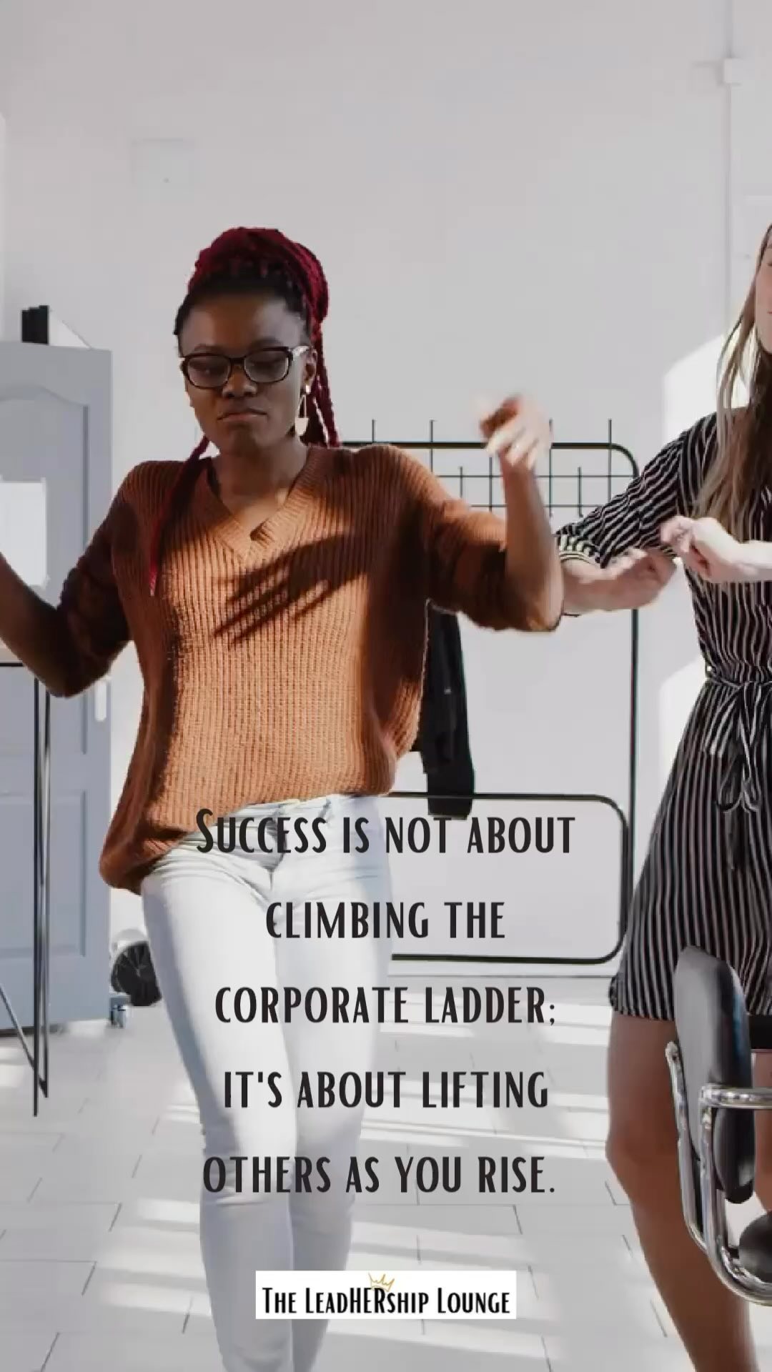 When we lift others up, we rise together. #leadhership #leadherforward #leadership #womeninleadership #riseup #femaleempowerment #femaleleaders #femaleleadership #womenwholead #theleadhershiplounge