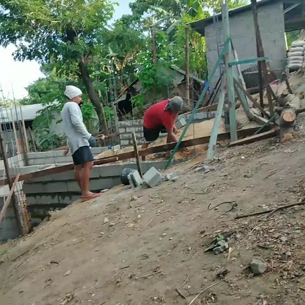 The walls go up ...