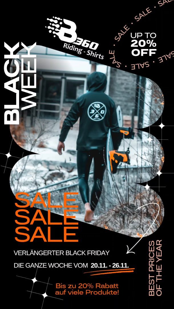 ‼️BUY NOW - OR CRY LATER‼️😎
Black week bei B360 Riding-Shirts ab dem 20.11.2023