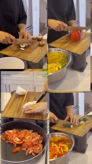 vegetable prep for hibachi night using my Black Elevated Cooking Tall Starter Kit! Cutting made ez! 🔪
www.elevated.cooking
#cookingwithease #kitchenhacks #cuttingboard #elevateyourkitchen #elevatedcooking