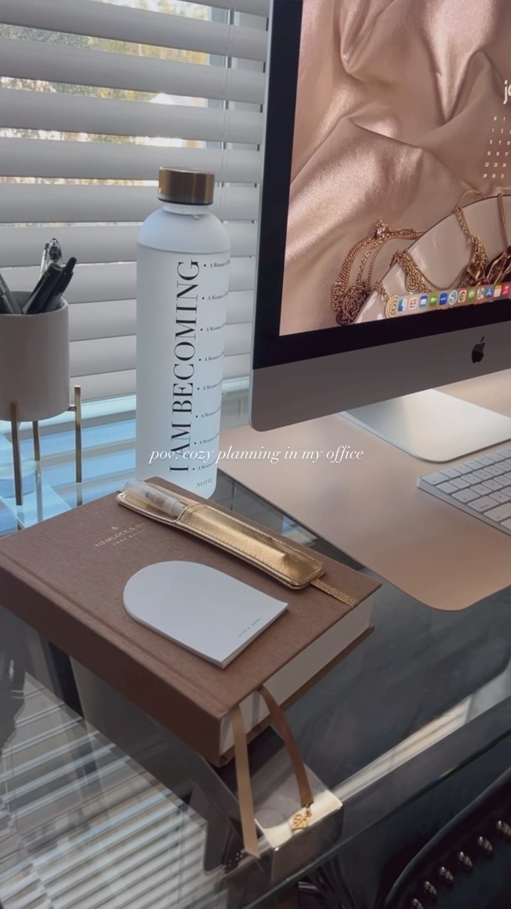 pov: cozy planning in my office