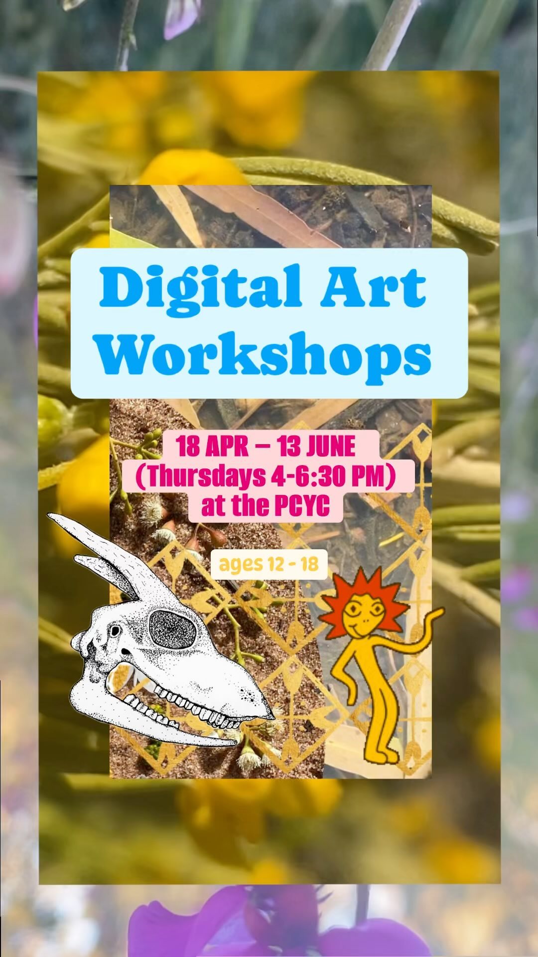 Are you a young person interested in learning or expanding your skills in digital art?
Explore different digital art forms from collage, to stop motion, green screens, film techniques, using cameras, social media, phone apps, and smart tablets.
18th APR – 13th JUNE - Thursdays 4-6:30 PM at @pcycbrokenhill
Suitable for 12 years and over.
Get in touch directly if you or someone you know is interested!
Thanks to @brokenhillcitycouncil @pcycbrokenhill and @socialfutures for support.
There’s also some great workshops in mural painting (@krystleevans ) and radio making (@2dryfm ) at the same time! Find out more through @brokenhillcitycouncil
(Video collage taken from the work “queer is” made with Broken Hill’s rainbow youth for @brokenhillcityartgallery )
#brokenhillnsw #outbacknsw #digitalart